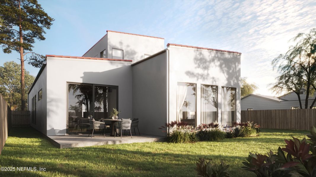 Front exterior of a new home in , Jacksonville, FL, highlighting curb appeal (Image 14). Front exterior of a new home in , Jacksonville, FL, highlighting curb appeal (Image 14).