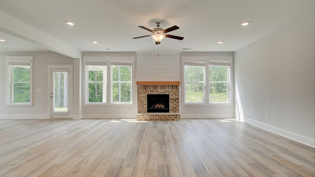 Representative furnished interior of a home built from the Clarity - FL by DRB Homes in Brighton, Locust Grove (Image 12).