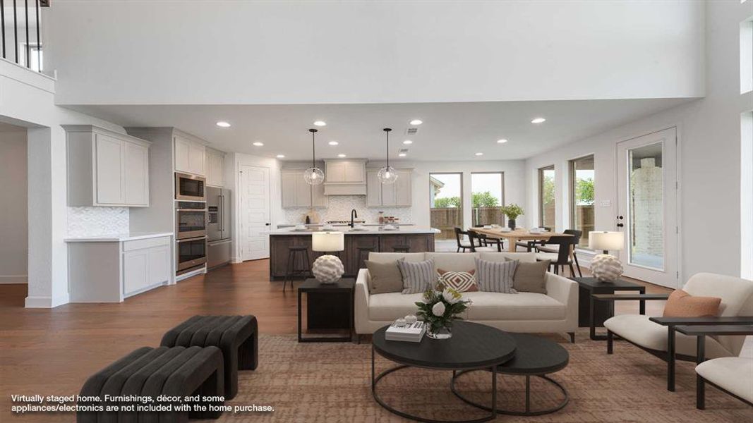 Furnished interior view inside a new home in North Sky 65', Celina (Image 6). Furnished interior view inside a new home in North Sky 65', Celina (Image 6).