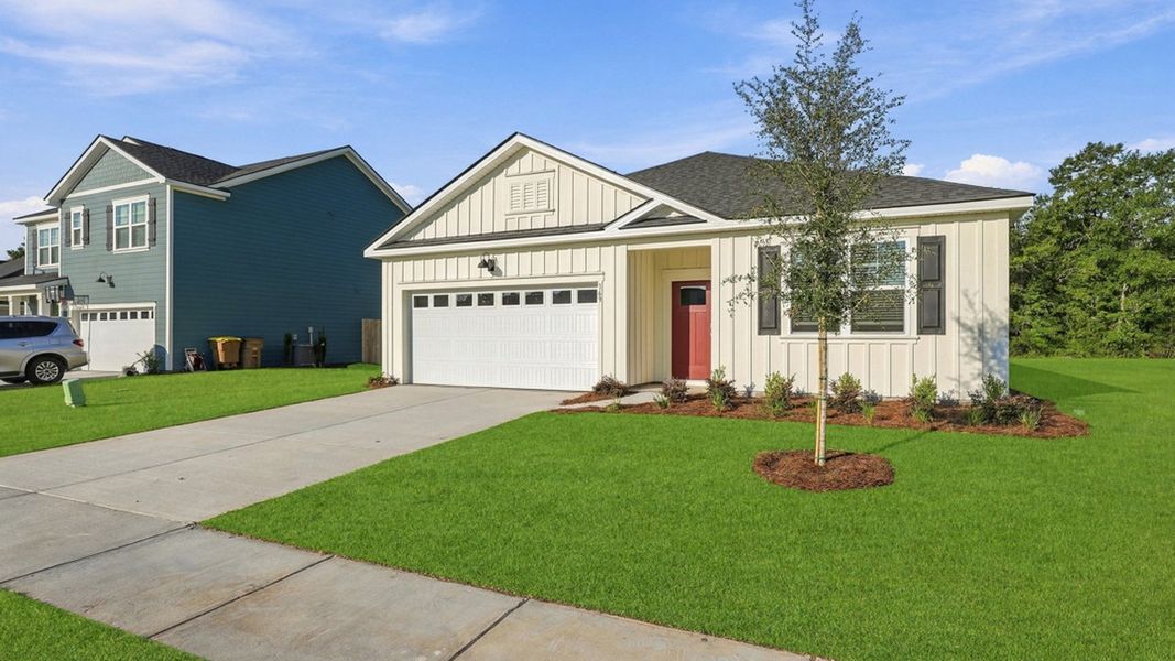 Representative exterior photo of a completed home built from the Aberdeen by D.R. Horton in Laurel Grove, Guyton, GA (Image 2).