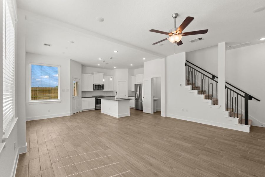 Spacious, unfurnished interior of a new home in Sienna, Missouri City (Image 14). Spacious, unfurnished interior of a new home in Sienna, Missouri City (Image 14).