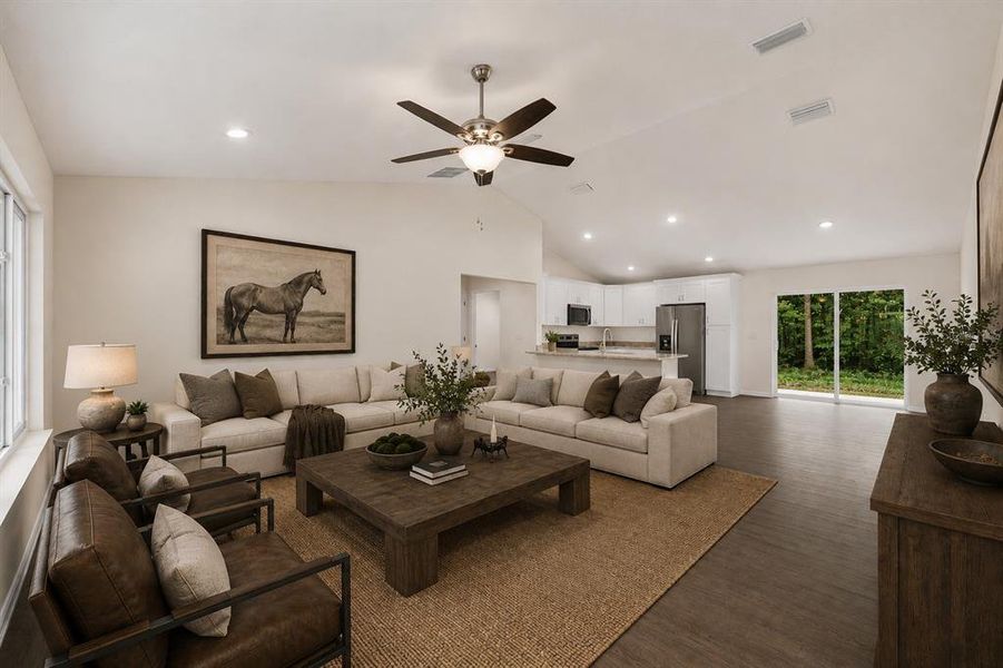 Furnished interior view inside a new home in , Dunnellon (Image 5). Furnished interior view inside a new home in , Dunnellon (Image 5).