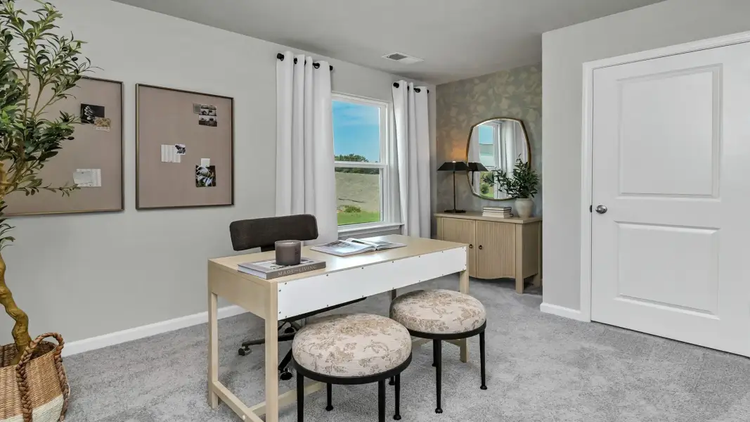Furnished interior view inside a new home in Livingston Woods, Irmo (Image 12).