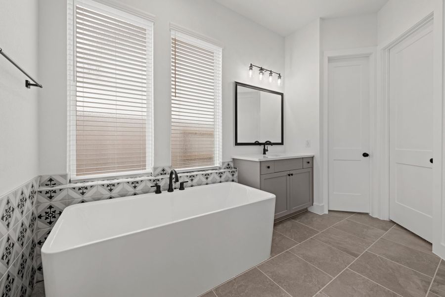 Furnished interior view inside a new home in Elyson, Katy (Image 9). Furnished interior view inside a new home in Elyson, Katy (Image 9).