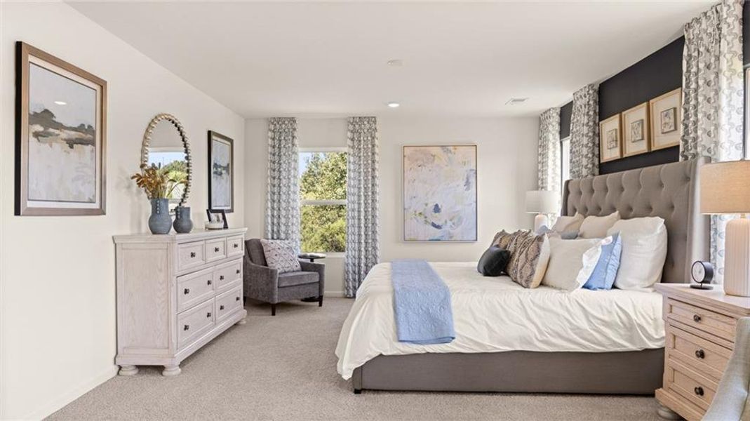 Furnished interior view inside a new home in Bridle Creek, Locust Grove (Image 15).