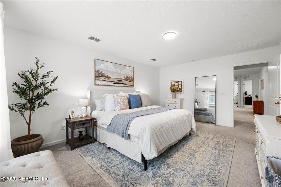 Furnished interior view inside a new home in Shearwater: Affordable Luxury Townhomes, St. Augustine (Image 10).