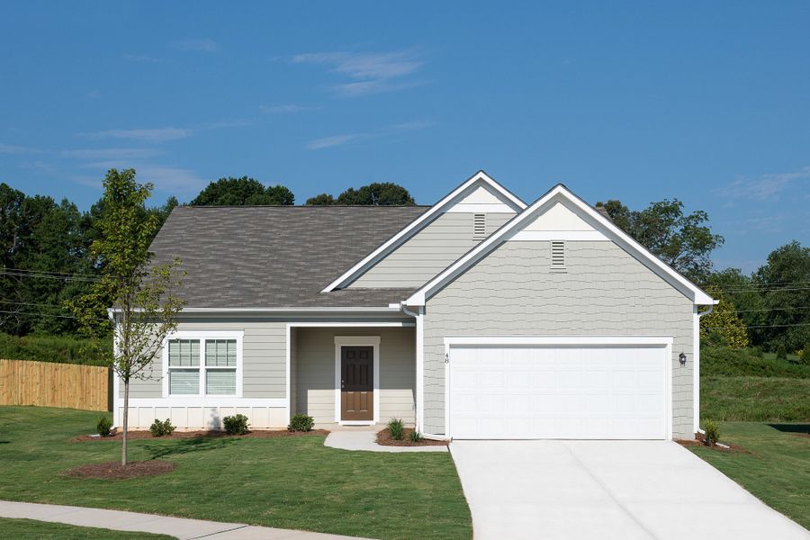 Front exterior of a new home in Spring Grove, Aynor, SC, highlighting curb appeal (Image 1). Front exterior of a new home in Spring Grove, Aynor, SC, highlighting curb appeal (Image 1).