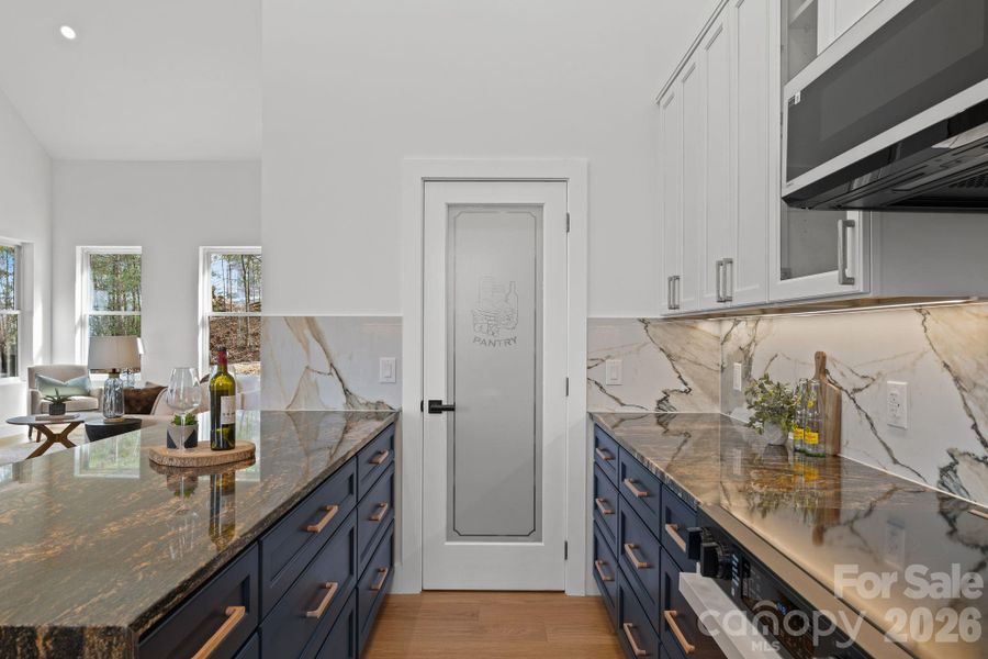 Furnished interior view inside a new home in , Asheville (Image 30).