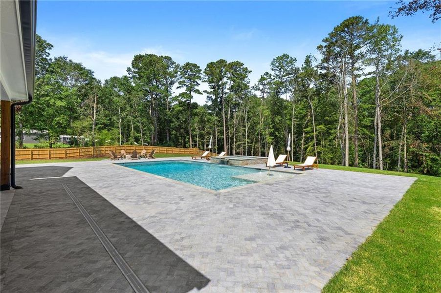Exterior details and patio area of a home in , Dacula (Image 31).
