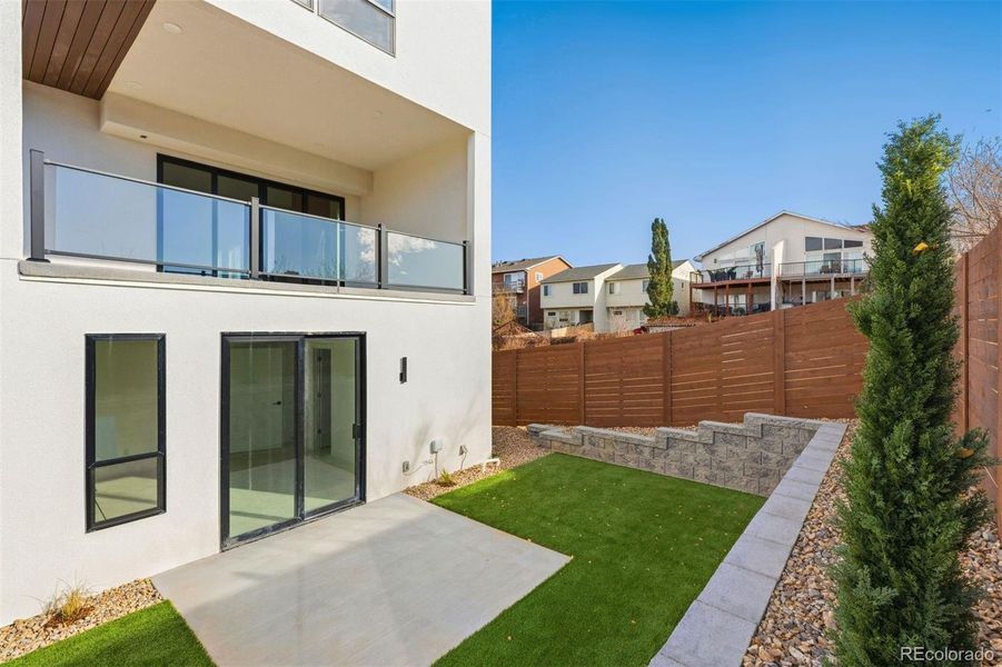 Exterior details and patio area of a home in , Colorado Springs (Image 3).