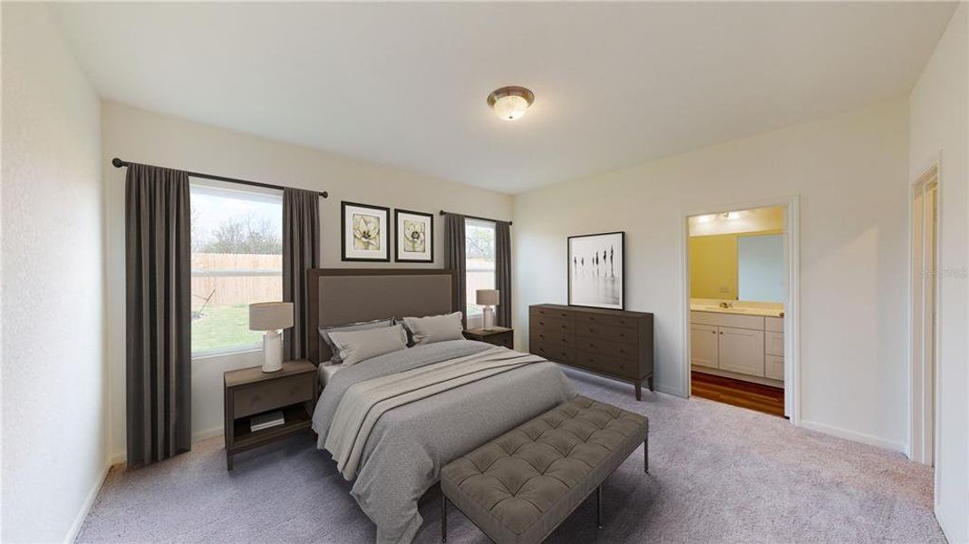 Furnished interior view inside a new home in Oakfield Lakes, Parrish (Image 11). Furnished interior view inside a new home in Oakfield Lakes, Parrish (Image 11).