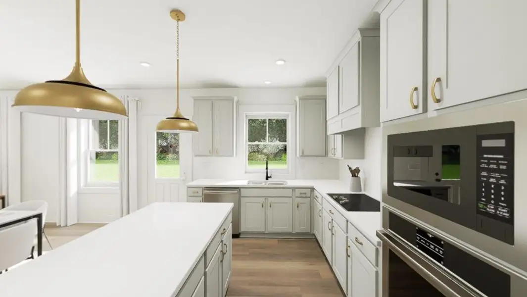 Furnished interior view inside a new home in Golden Gate, High Point (Image 7).