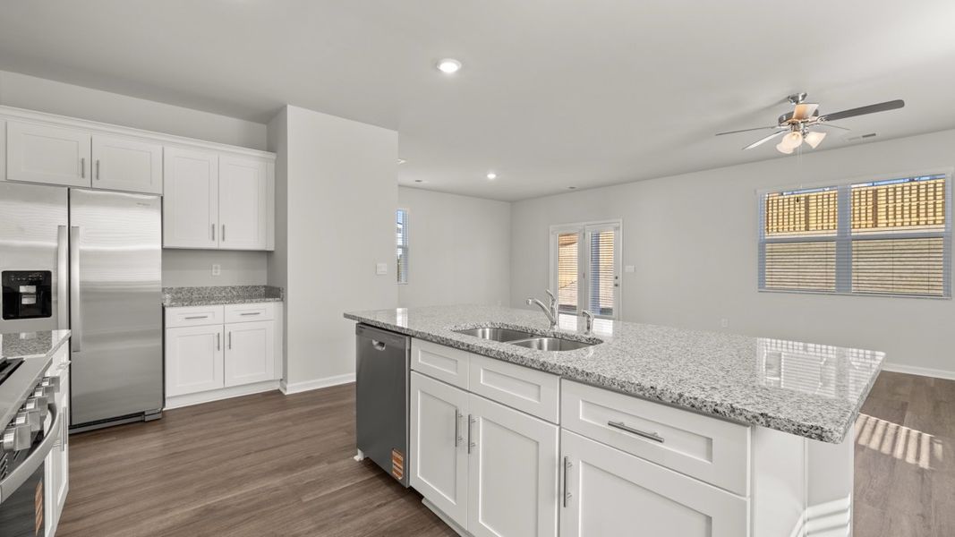 Furnished interior view inside a new home in Southwind Village, Evans (Image 8).