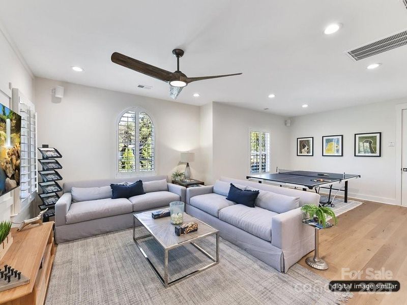 Furnished interior view inside a new home in , Charlotte (Image 21).