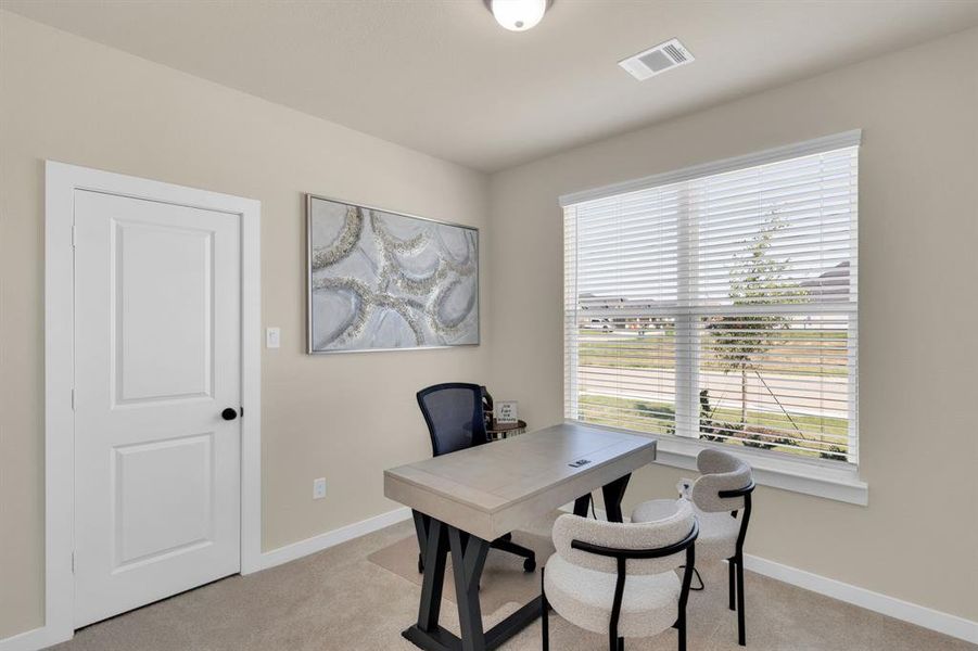 Furnished interior view inside a new home in Hadley Farms, Godley (Image 9).
