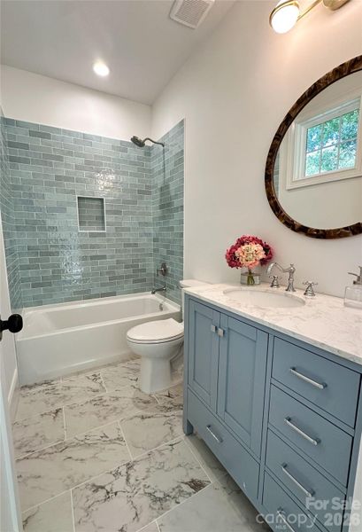 Furnished interior view inside a new home in , Matthews (Image 33).
