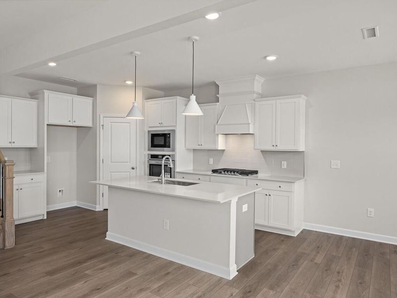 Furnished interior view inside a new home in Retreat at North Main, Lillington (Image 3).