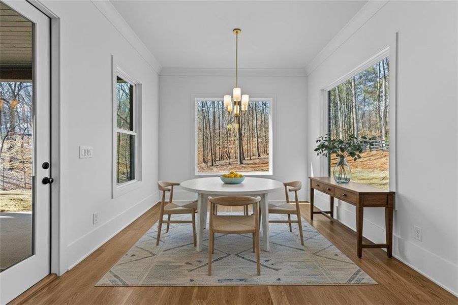 Furnished interior view inside a new home in , Lawrenceville (Image 13).