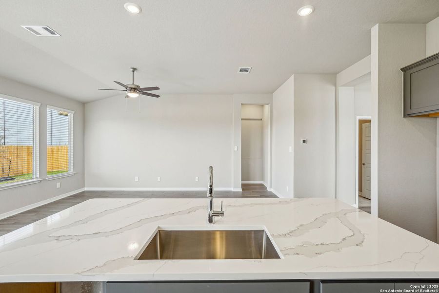 Furnished interior view inside a new home in Carmel Ranch, Schertz (Image 13).