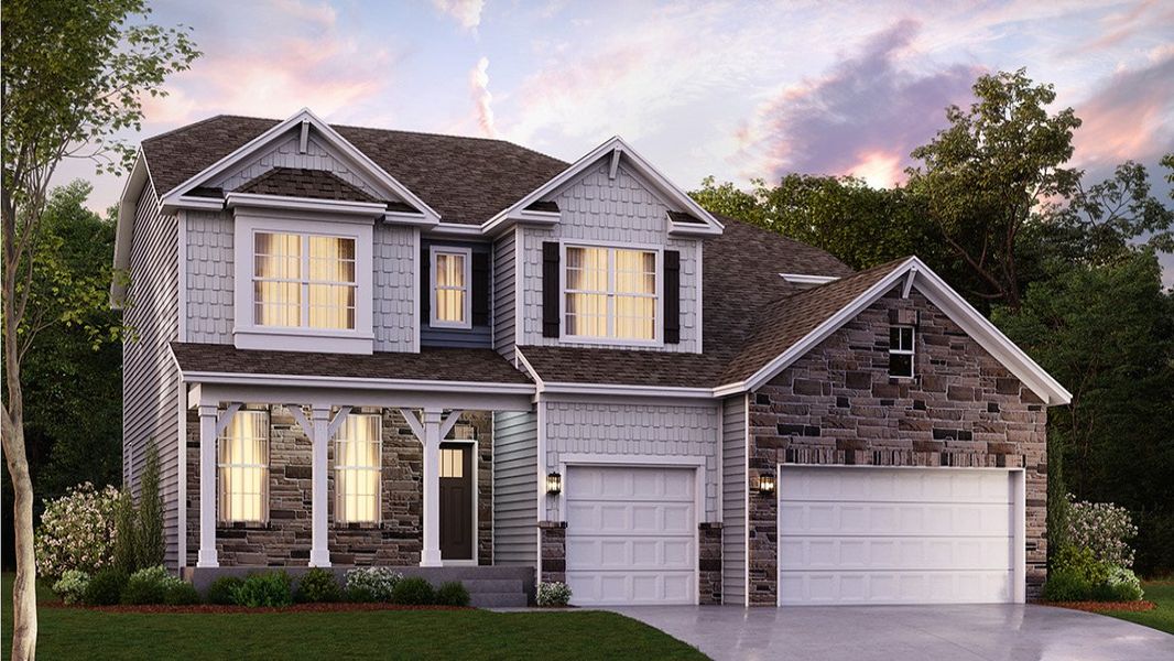 Representative exterior photo of a completed home built from the Jamestown by D.R. Horton in Fountain View, Ormond Beach, FL (Image 27).