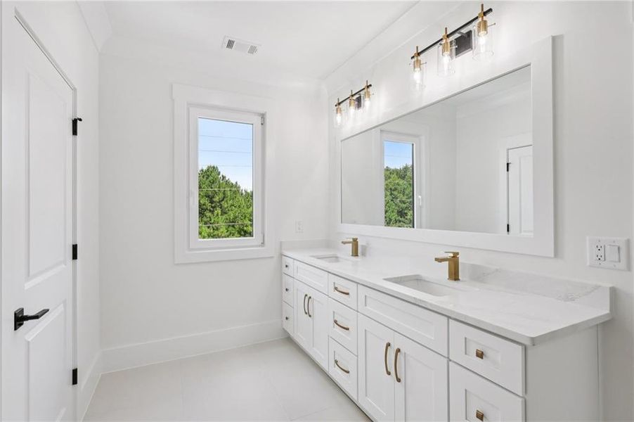 Furnished interior view inside a new home in , Buford (Image 14).