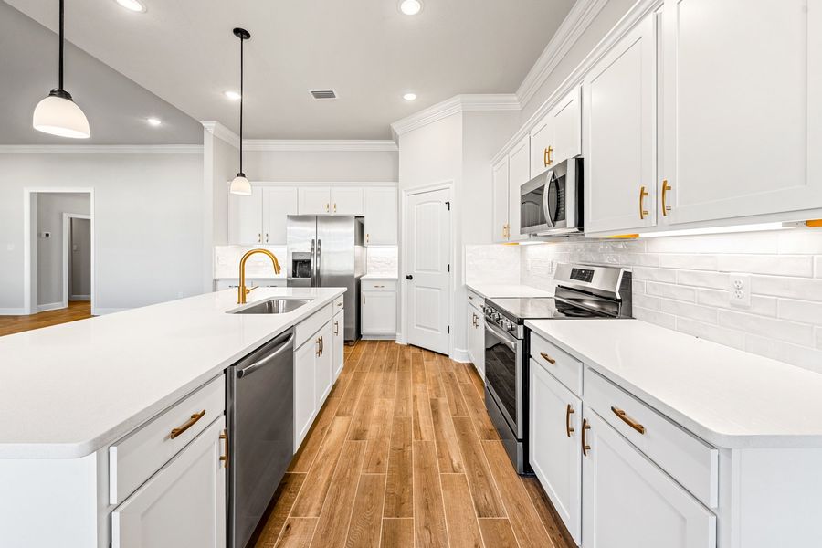Furnished interior view inside a new home in Natureview, Freeport (Image 6).