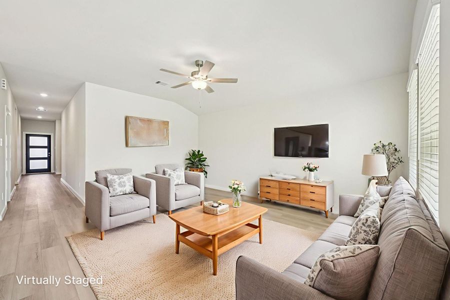 Photo is not of the actual home, but is an inspirational photo of builder’s model home and may depict options, furnishings, and/or decorator features that are not included Photo is not of the actual home, but is an inspirational photo of builder’s model home and may depict options, furnishings, and/or decorator features that are not included