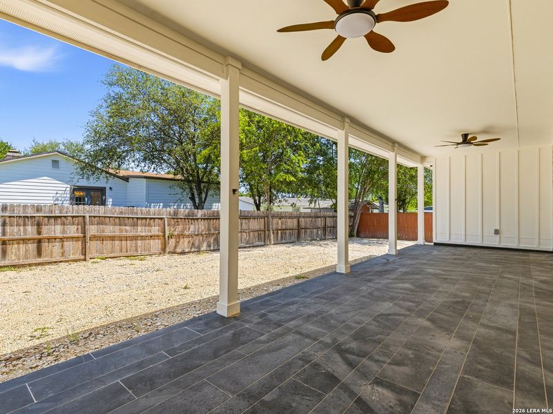Exterior details and patio area of a home in , Terrell Hills (Image 4).