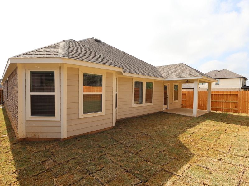 Exterior details and patio area of a home in Sorella, Tomball (Image 23). Exterior details and patio area of a home in Sorella, Tomball (Image 23).