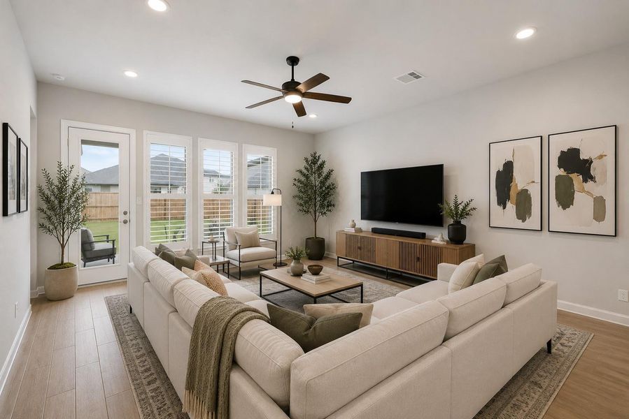 Virtual Staging-Living Room