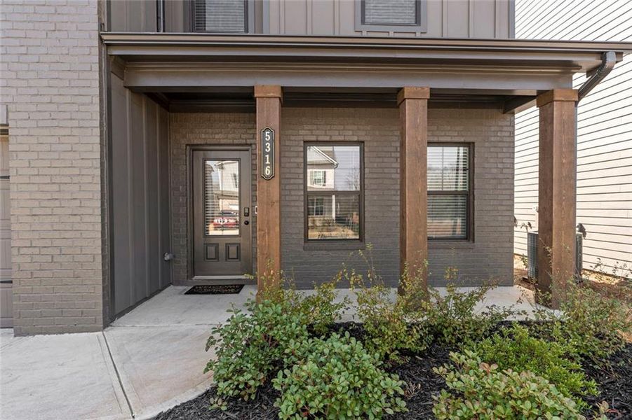 Exterior details and patio area of a home in , Gainesville (Image 28).