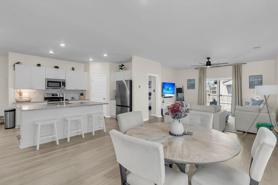 Furnished interior view inside a new home in , Moncks Corner (Image 8).