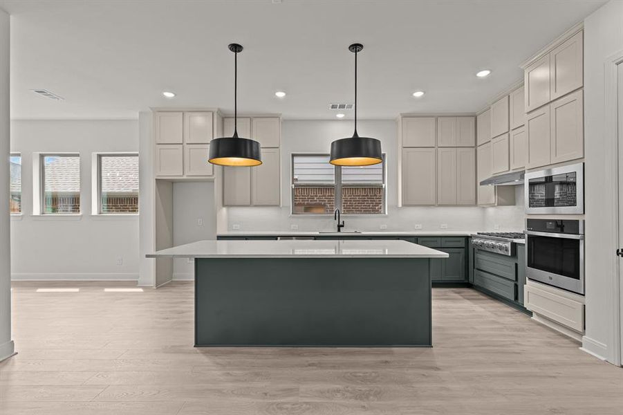 Furnished interior view inside a new home in Walsh Classic, Fort Worth (Image 7). Furnished interior view inside a new home in Walsh Classic, Fort Worth (Image 7).