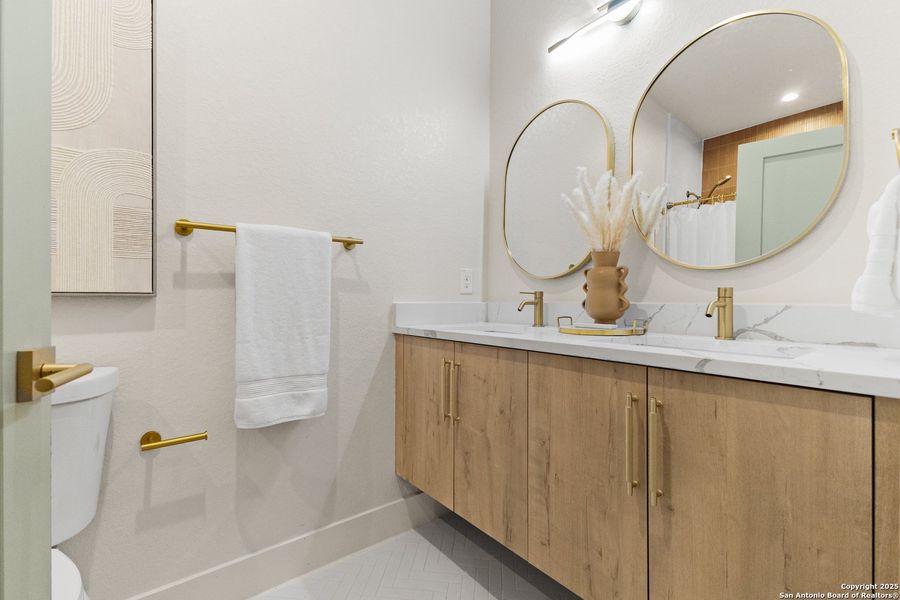 Furnished interior view inside a new home in , San Antonio (Image 14).