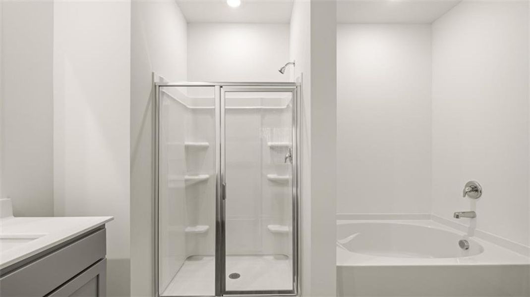 Furnished interior view inside a new home in The Reserve at Calcutta, Stockbridge (Image 4).