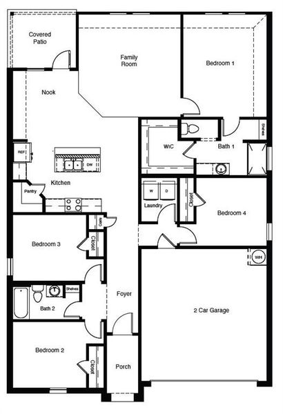 D.R. Horton's Glendale floorplan - All Home and community information, including pricing, included features, terms, availability and amenities, are subject to change at any time without notice or obligation. All Drawings, pictures, photographs, video, square footages, floor plans, elevations, features, colors and sizes are approximate for illustration purposes only and will vary from the homes as built.