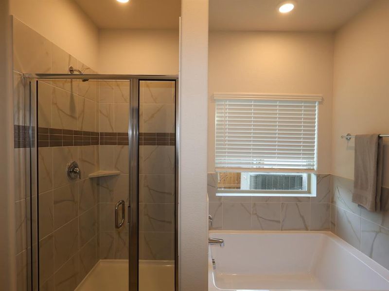 Furnished interior view inside a new home in The Preserve, Justin (Image 8).