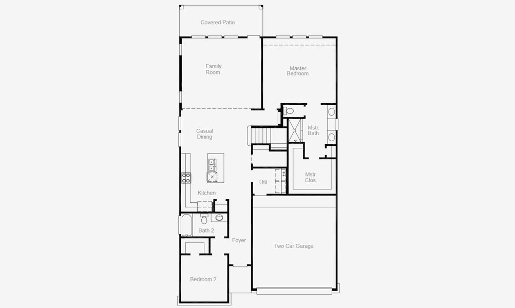 2D floor plan layout for the Lasara (2311-CV-35) by Coventry Homes in Davis Ranch, San Antonio, TX (Image 3). 2D floor plan layout for the Lasara (2311-CV-35) by Coventry Homes in Davis Ranch, San Antonio, TX (Image 3).