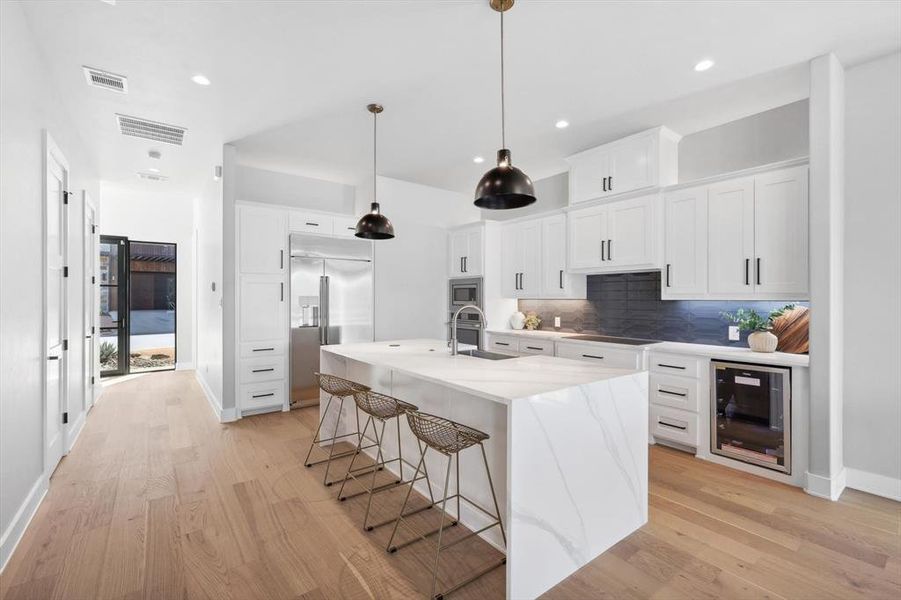 Furnished interior view inside a new home in , Graford (Image 9).