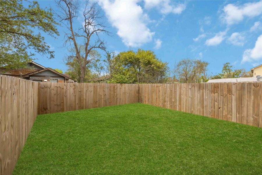 Exterior details and patio area of a home in , Houston (Image 3).