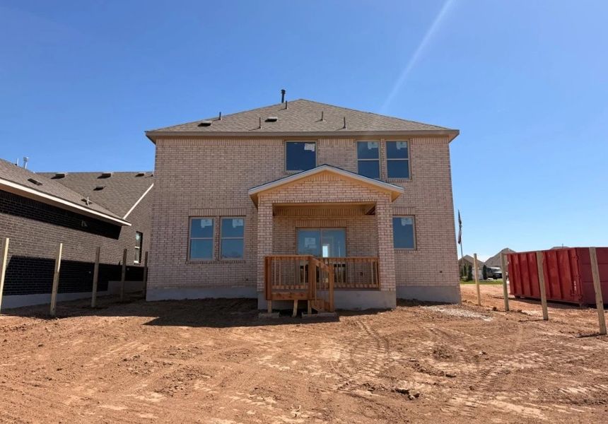 In-progress construction of a new home in The Colony, Bastrop, TX (Image 24).
