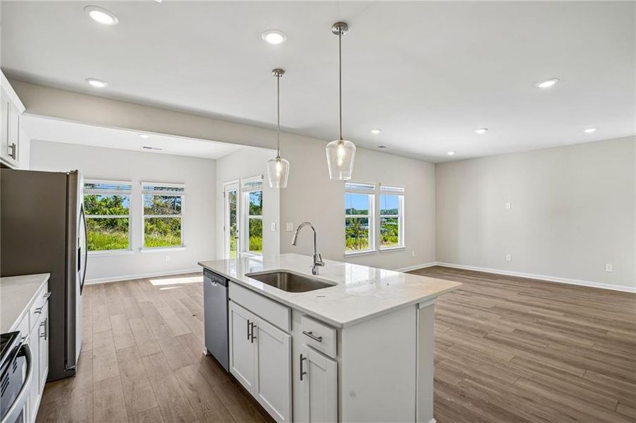 Furnished interior view inside a new home in Hawthorne Station, College Park (Image 13).