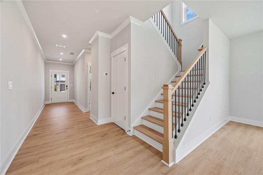 Spacious, unfurnished interior of a new home in The Paddocks at Doc Hughes, Buford (Image 21). Spacious, unfurnished interior of a new home in The Paddocks at Doc Hughes, Buford (Image 21).