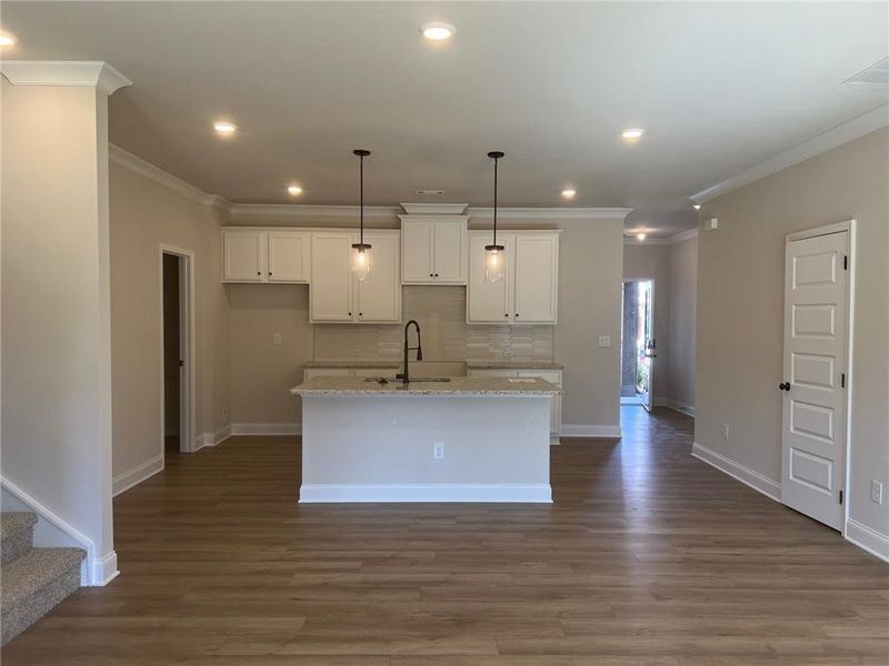 Furnished interior view inside a new home in Crofton Place Enclave, Snellville (Image 5).