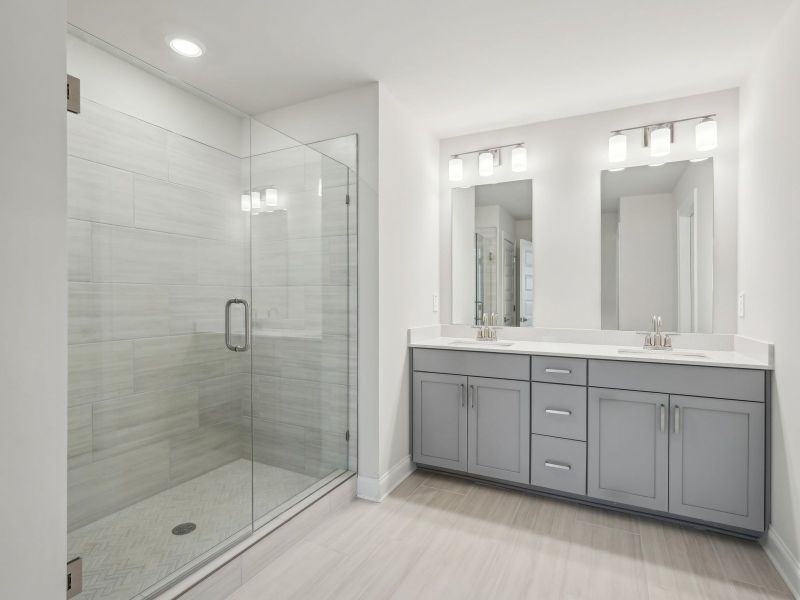 Furnished interior view inside a new home in Hawthorne Station, College Park (Image 9).