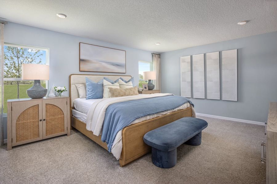 Representative furnished interior of a home built from the 1662 Modeled by KB Home in Canoe Creek Reserve II, St. Cloud (Image 8). Representative furnished interior of a home built from the 1662 Modeled by KB Home in Canoe Creek Reserve II, St. Cloud (Image 8).