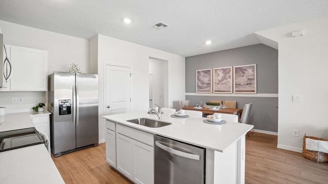Representative furnished interior of a home built from the Ballantyne by D.R. Horton in Angeline Townhomes, Land O' Lakes (Image 15).