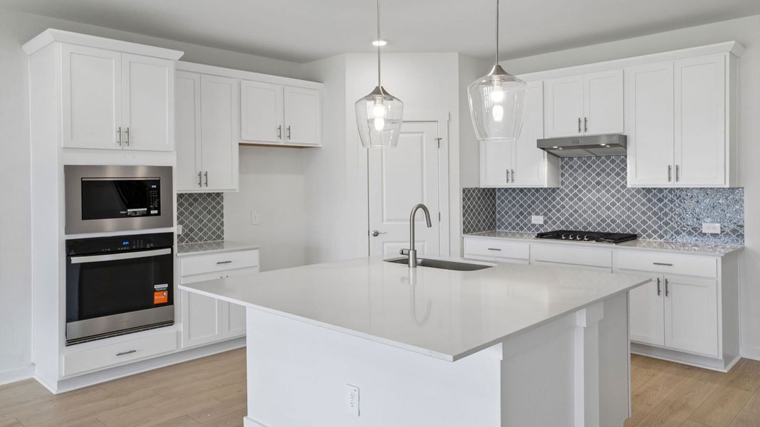 Furnished interior view inside a new home in Rosenbusch Ranch, Leander (Image 7).