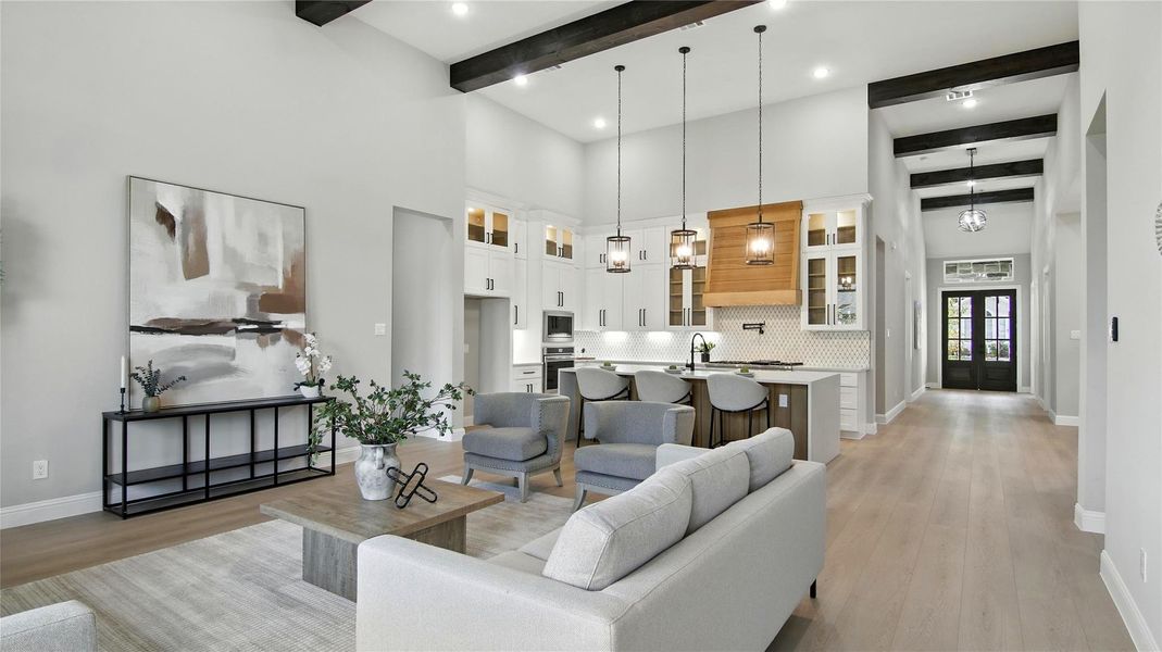 Furnished interior view inside a new home in , Montgomery (Image 15). Furnished interior view inside a new home in , Montgomery (Image 15).