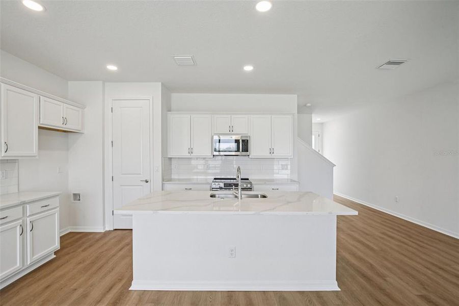 Furnished interior view inside a new home in , San Antonio (Image 11).